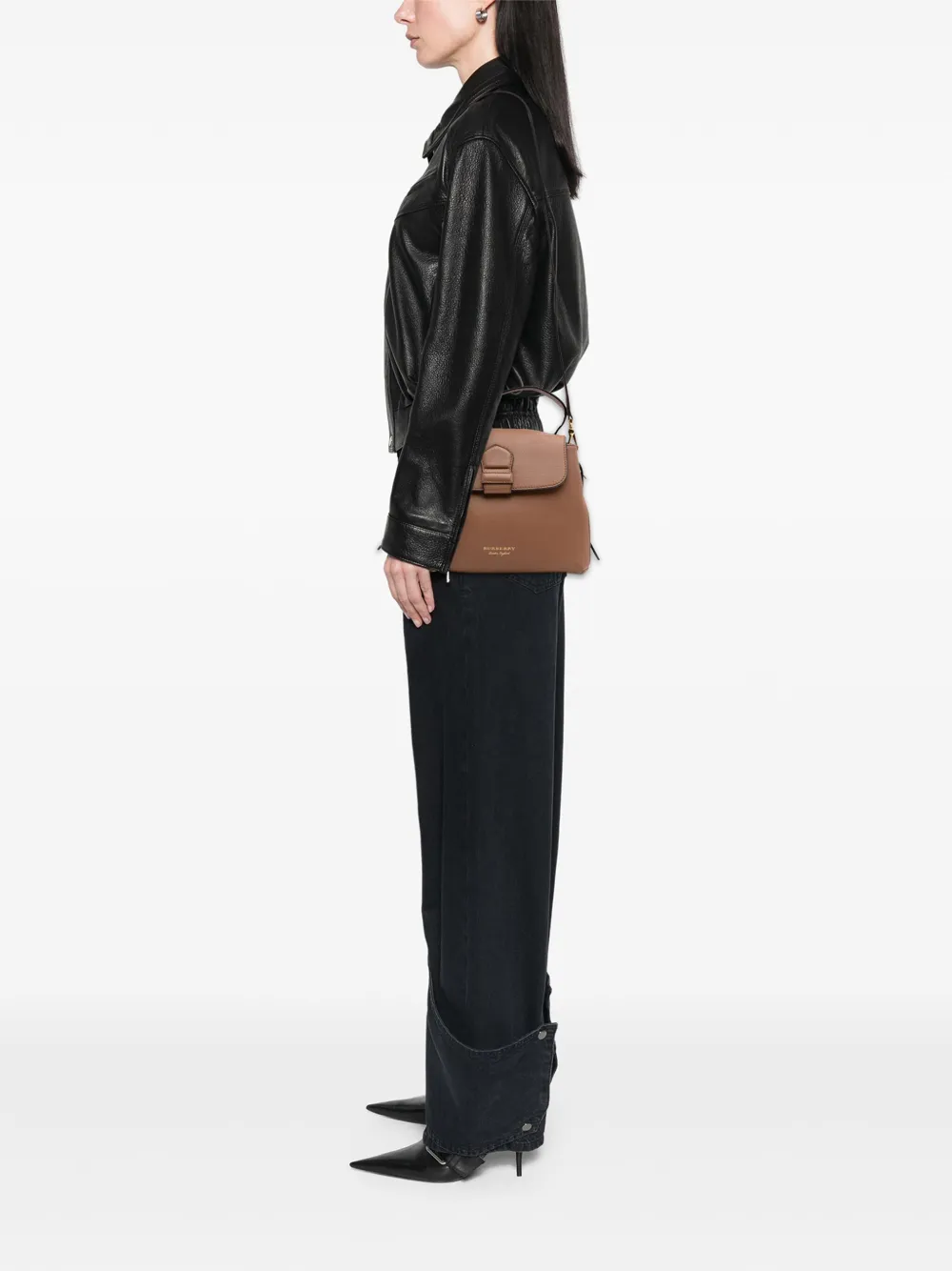 Burberry Pre-Owned 2000-2017 Small Calfskin and House Check Camberley satchel | Pre-Owned | Image 2