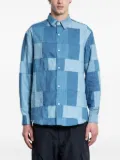 KUON patchwork denim shirt - Blue