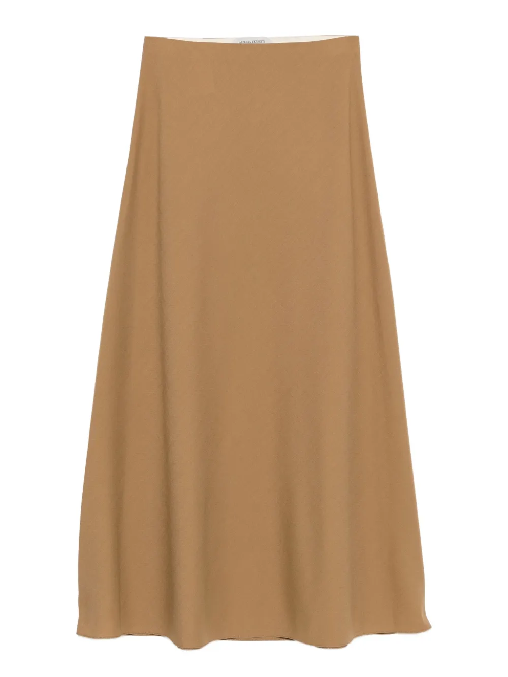 high-waisted midi skirt