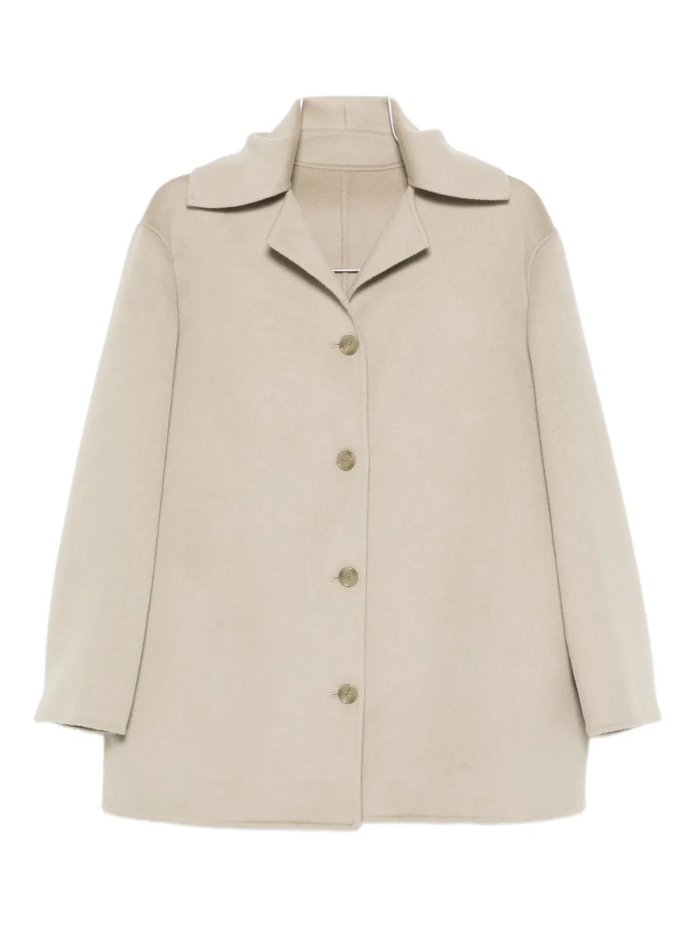 Alberta Ferretti button-fastening collared jacket - グレー Alberta Ferretti button-fastening collared jacket - グレー