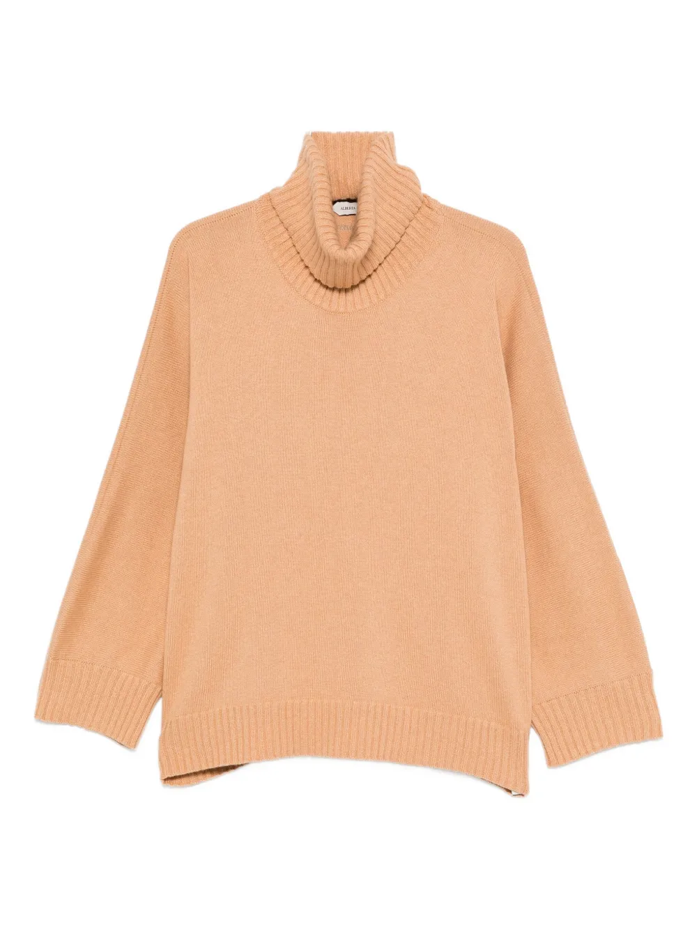 Alberta Ferretti Turtleneck Sweater In Brown