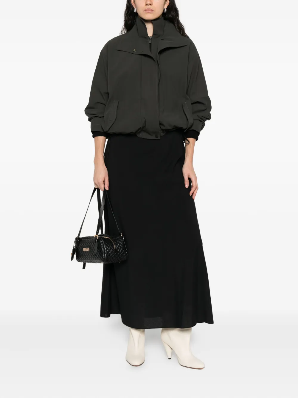 Alberta Ferretti A-lijn rok - Zwart