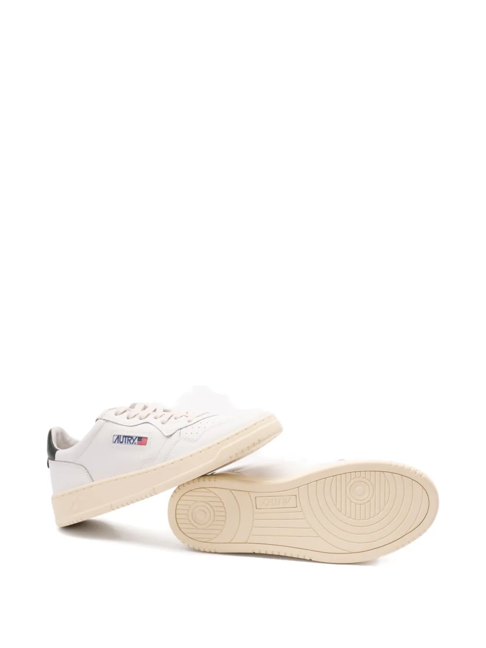 Autry White Sneakers With Smooth Leather Upper In White