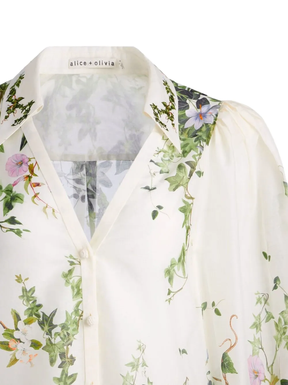 Alice + olivia Charis blouse met bloemenprint - Beige