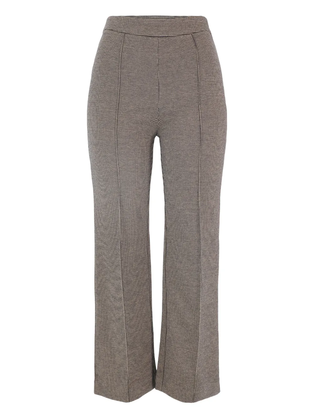 houndstooth-check trousers
