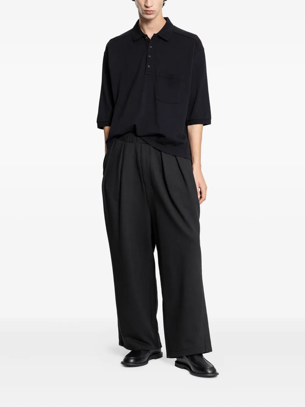 ANCELLM Tuck Sweat trousers | Wide Leg Pants | Image 2