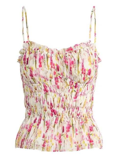 Favorite Daughter Blusa com pregas e estampa floral
