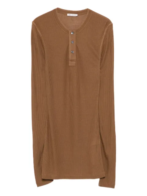 AMI Paris top Henley de canalé