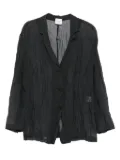 Alysi textured blazer - Black