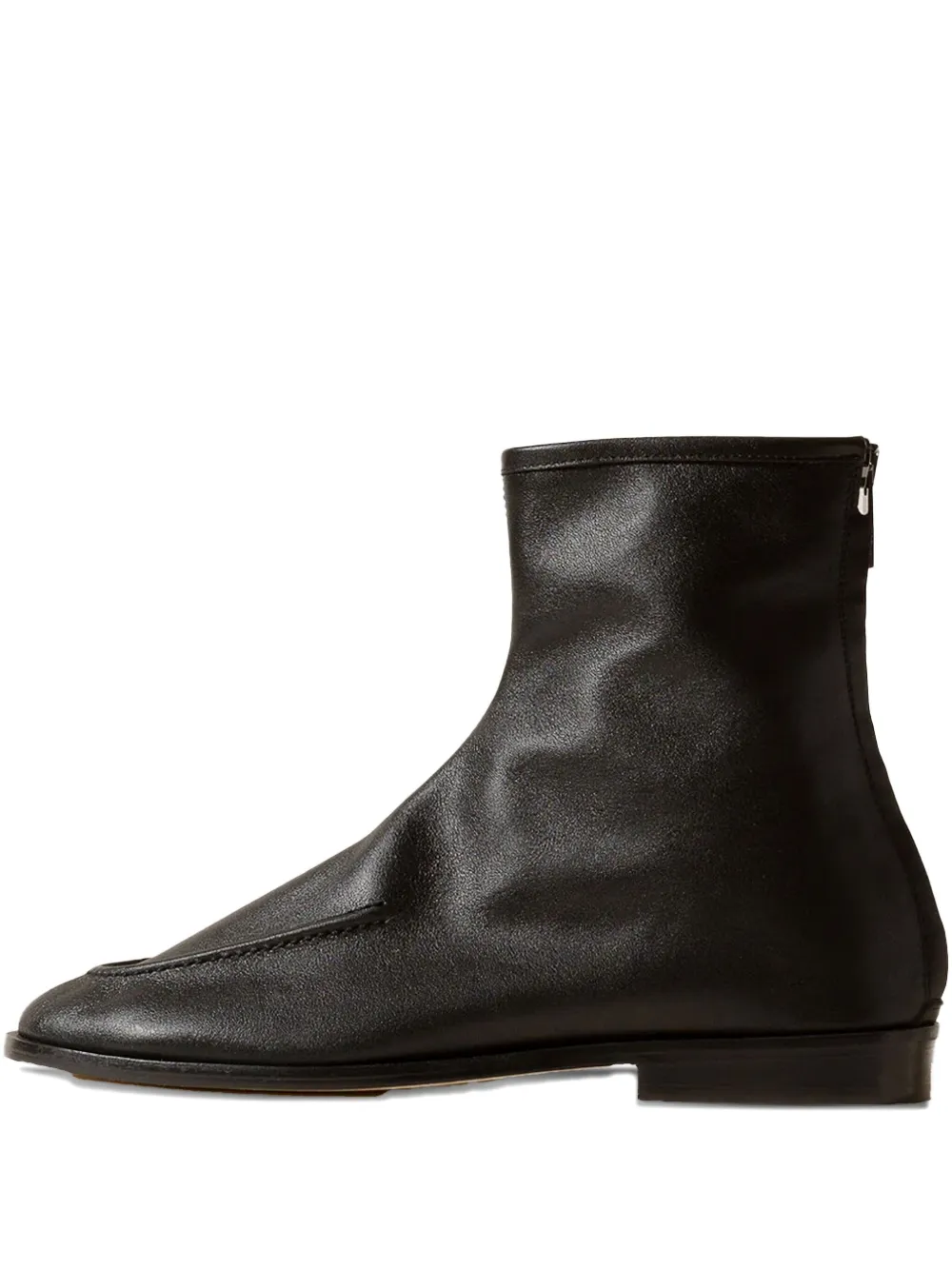Hereu Juliol Central-seam Calfskin Boots In Black