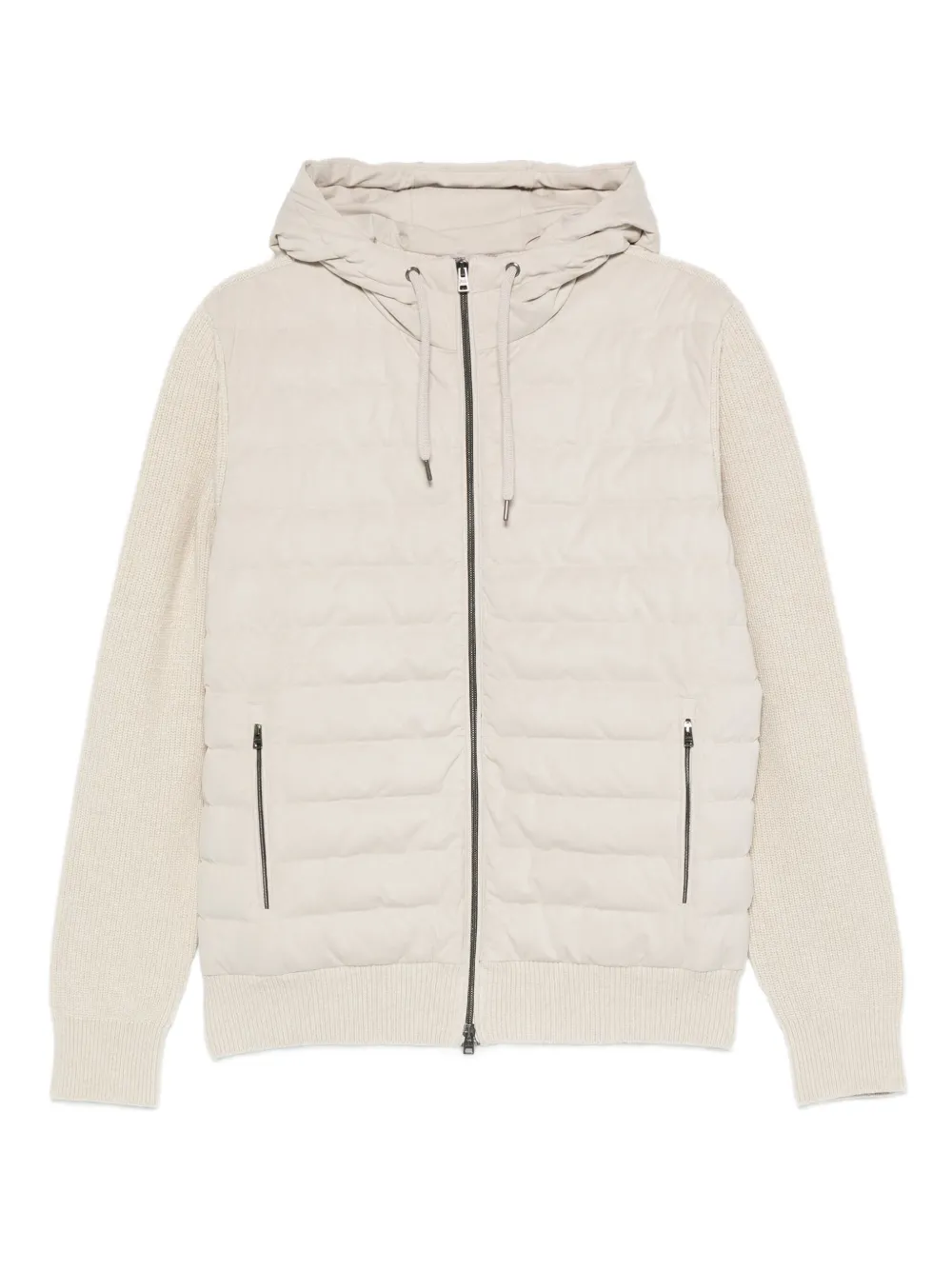Herno Gevoerd jack met capuchon Beige