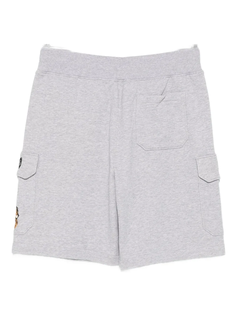 Moschino teddy-patch cargo shorts - Grijs
