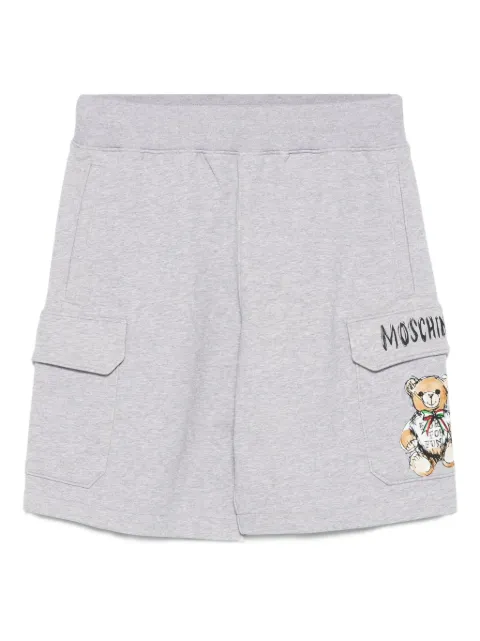 Moschino teddy-patch cargo shorts