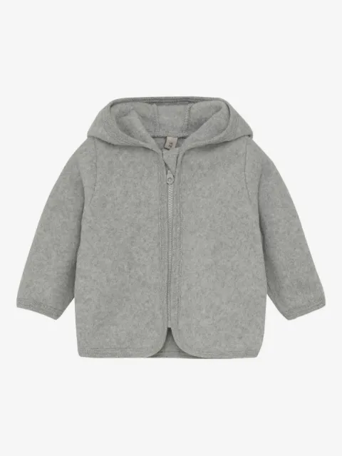 HUTTEliHUT fleecejacka med huva