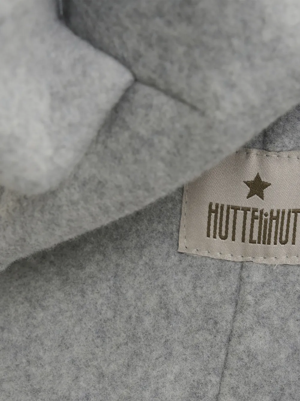 Huttelihut Mono Largo Con Capucha - Gris 