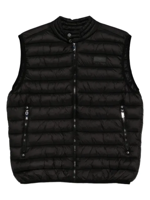John Richmond quilted zip-up gilet 