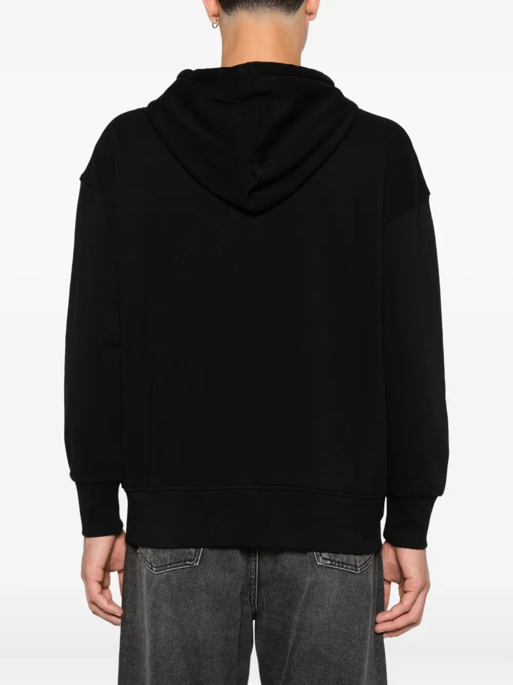 John Richmond Hoodie met logoprint Zwart
