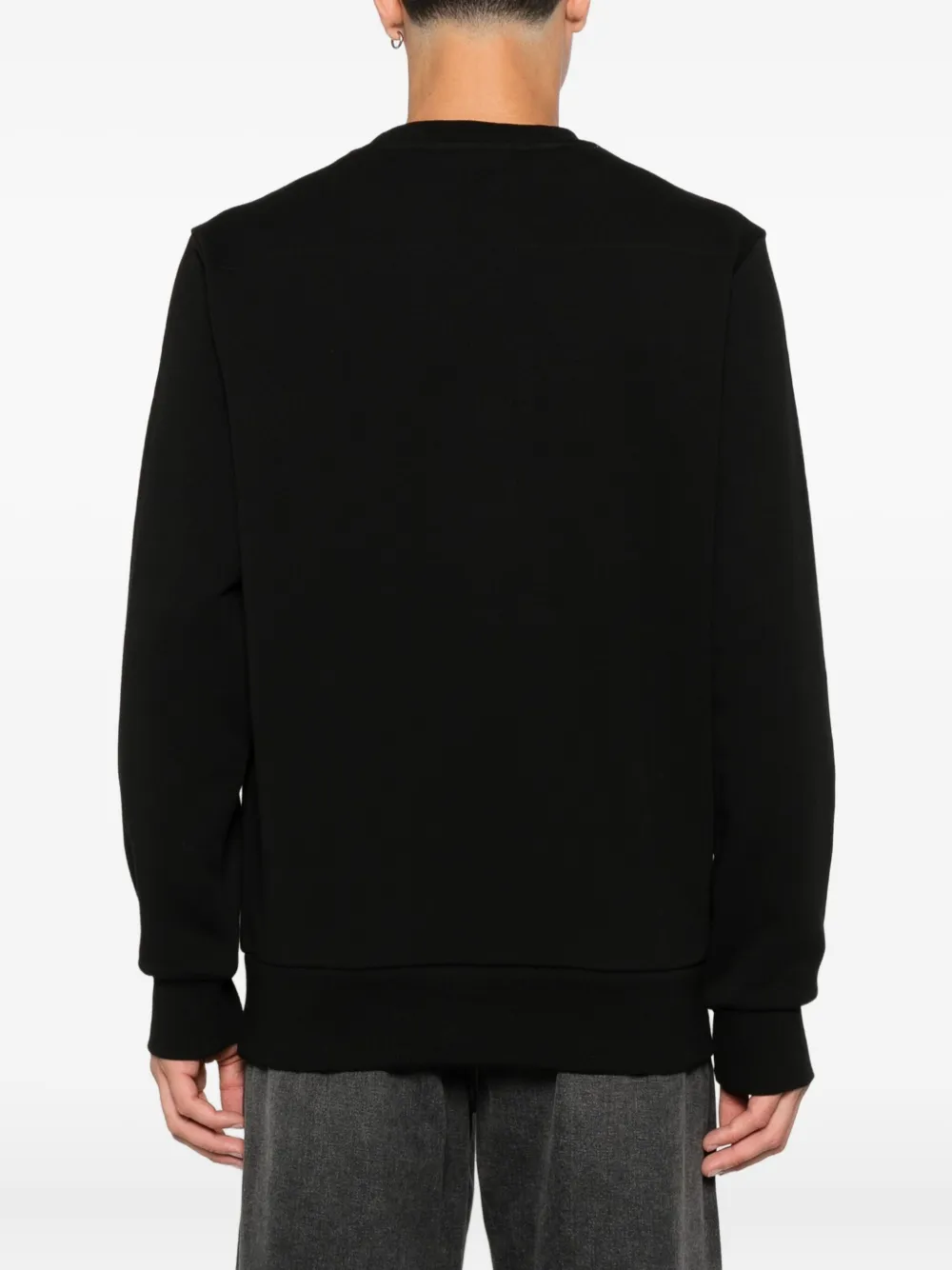 John Richmond Sweater met geborduurd logo Zwart