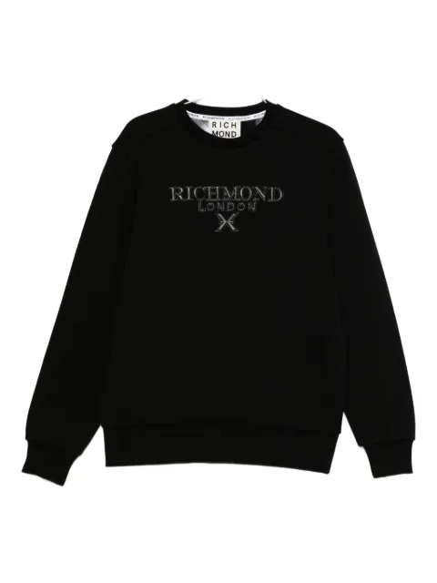 John Richmond logo-embroidered sweatshirt