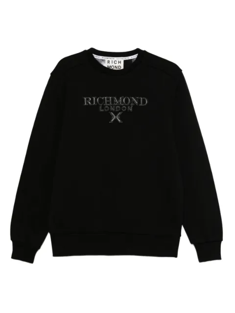 John Richmond logo-embroidered sweatshirt
