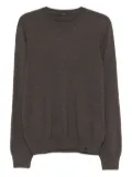 Fay crew-neck wool sweater - Brown