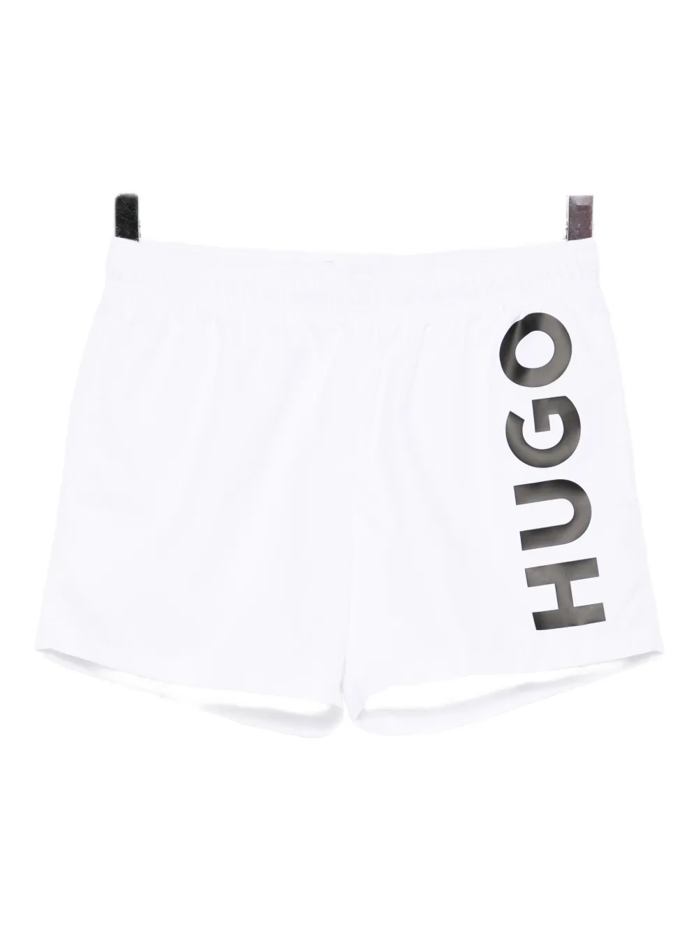 logo-printed swim shorts