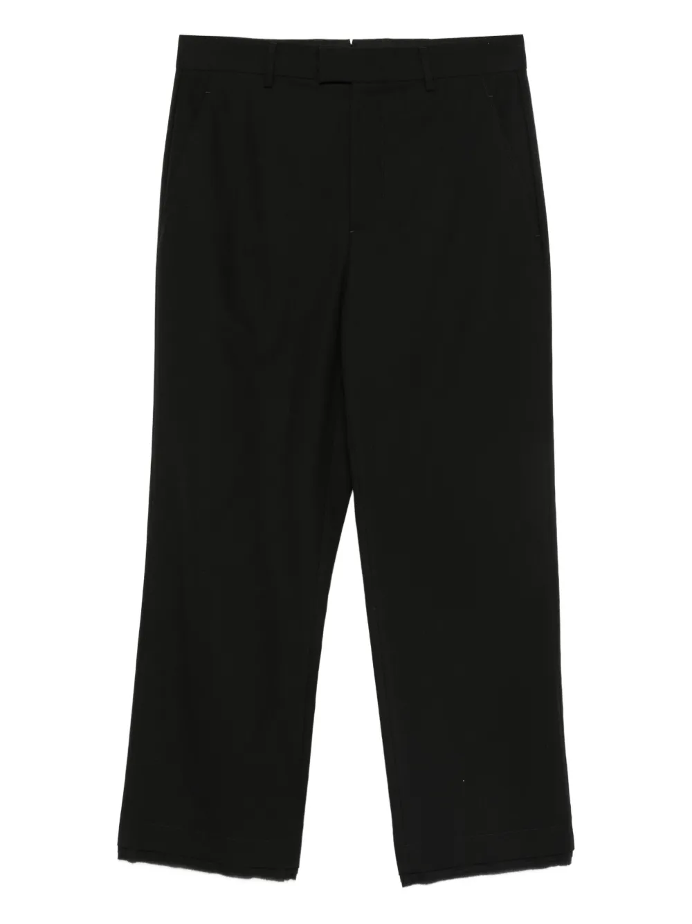 Ann Demeulemeester Ysten Cropped-hose In Black