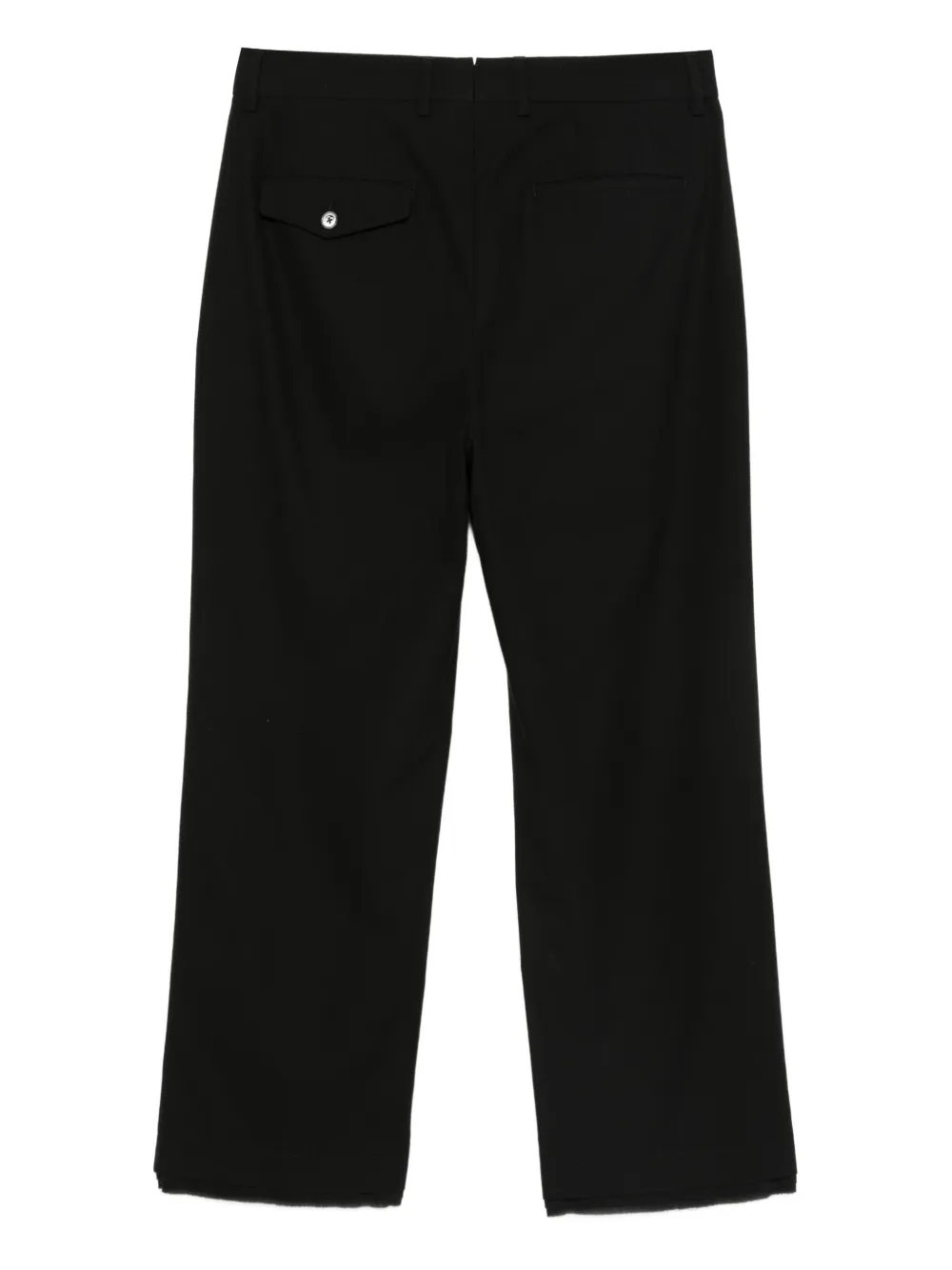 Ann Demeulemeester Ysten cropped broek - Zwart