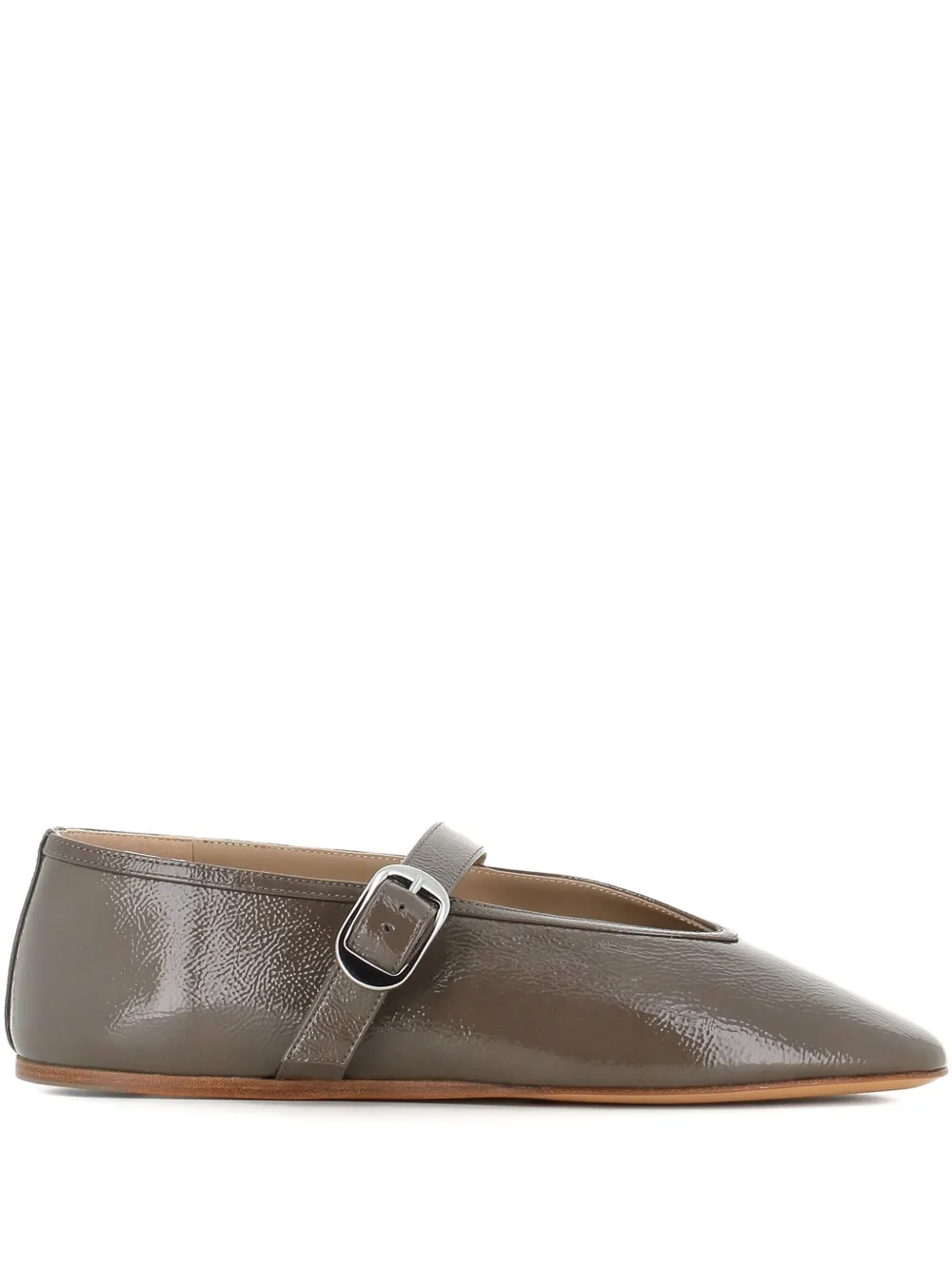 Le Monde Beryl buckle-strap leather ballet flats - ブラウン Le Monde Beryl buckle-strap leather ballet flats - ブラウン