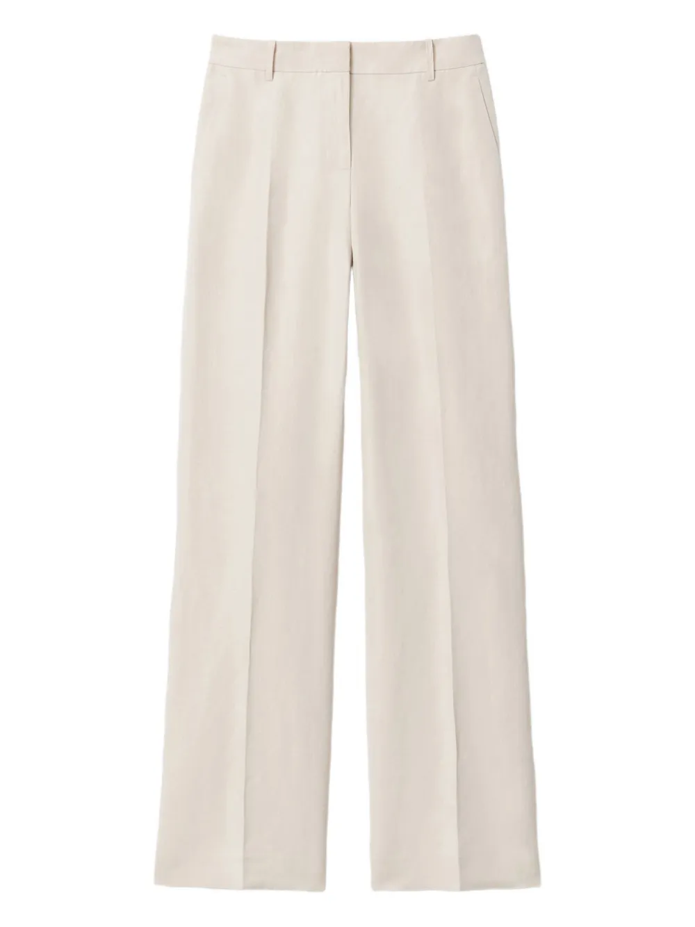 pleated-front trousers