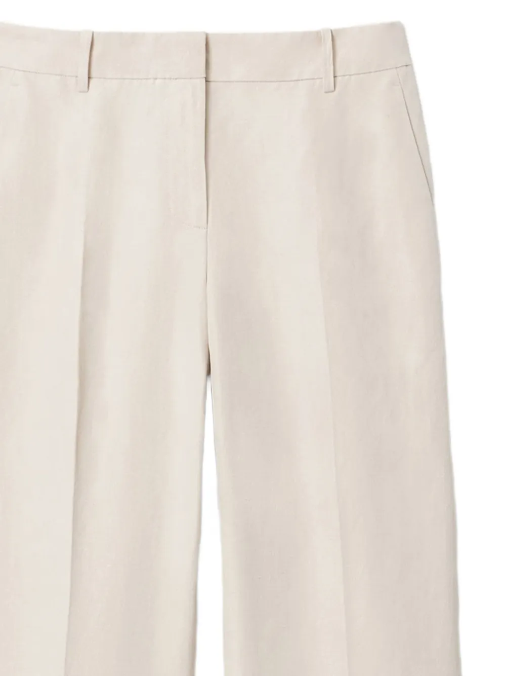 Lafayette 148 Broek met geplooide voorkant - PEARL