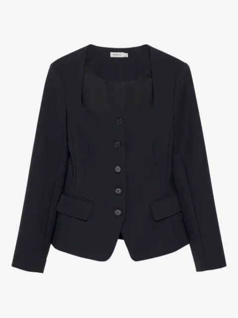 SIMKHAI  square-neck buttoned jacket