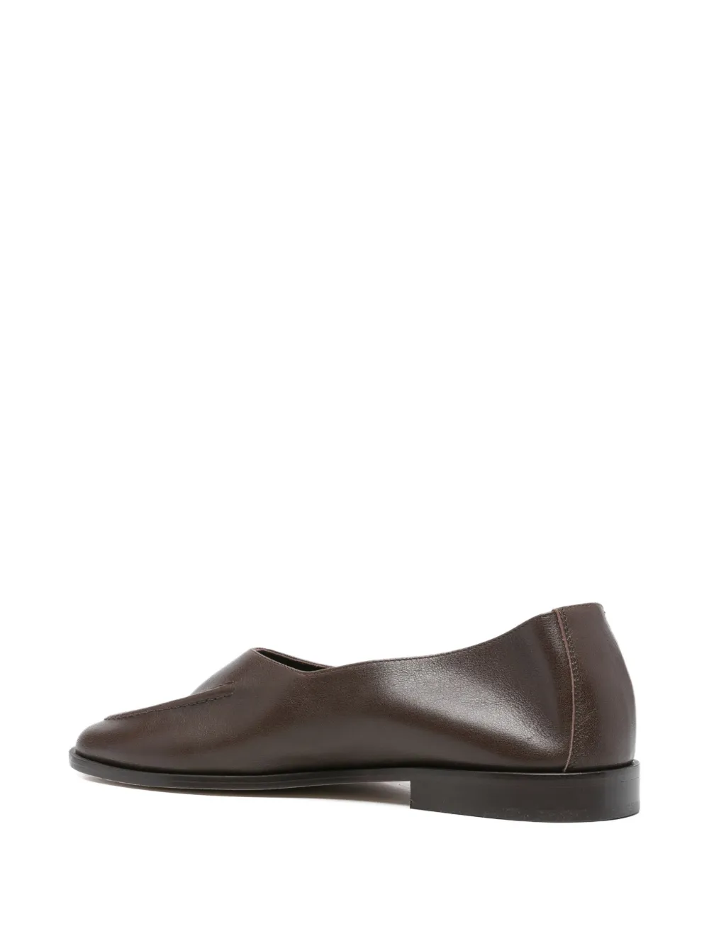 Hereu Juliol Winter leren loafers Bruin