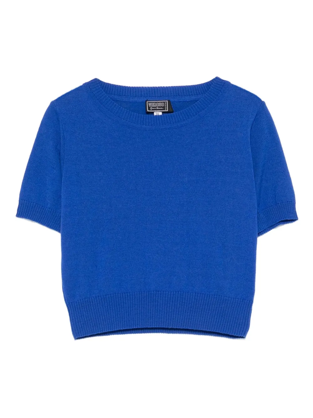 Versace Pre-Owned short-sleeve wool top | Blue | Image 1