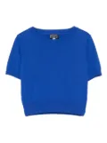 Versace Pre-Owned short-sleeve wool top - Blue