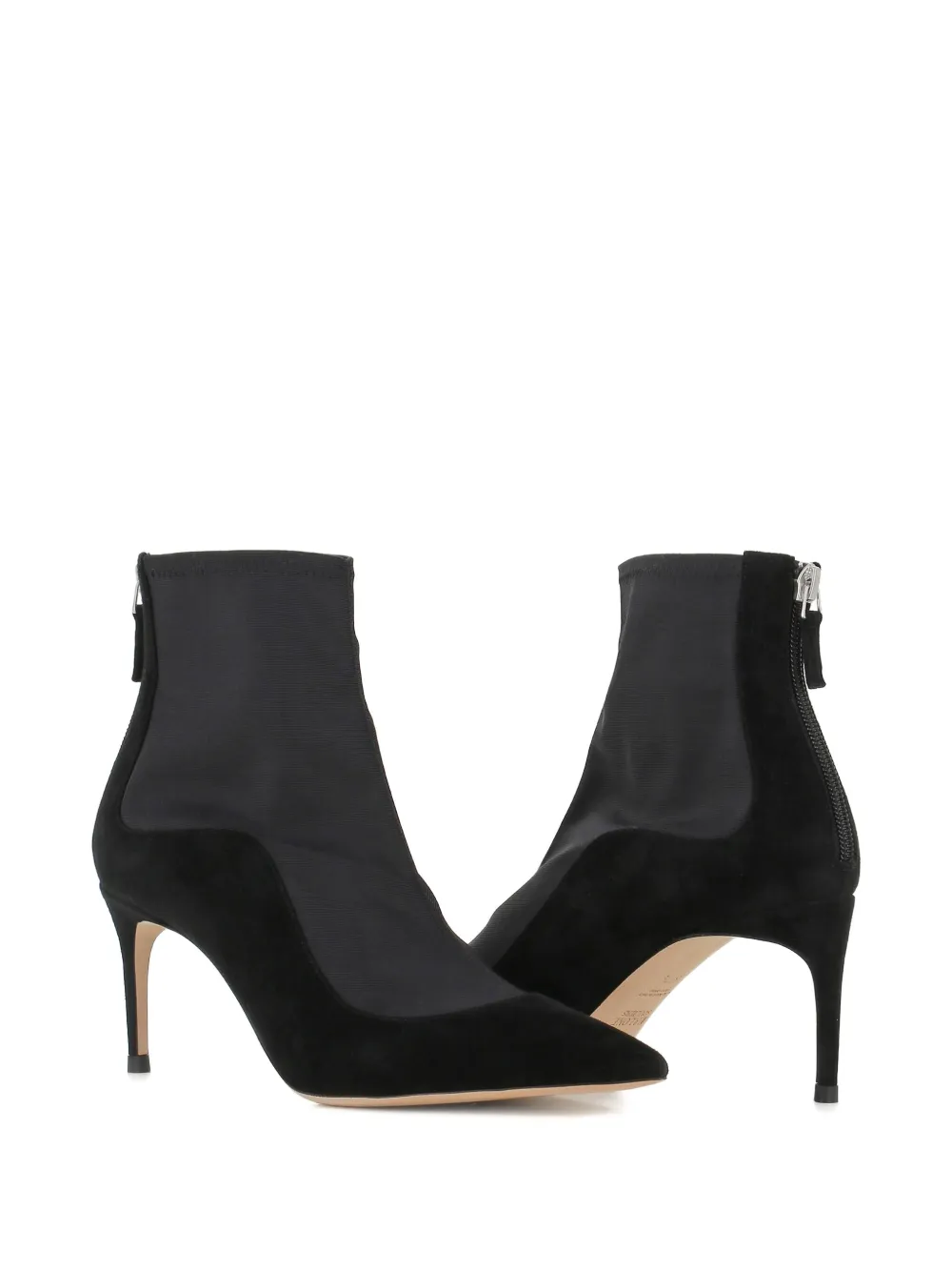 Malone Souliers 70mm suede pointed-toe boots Black