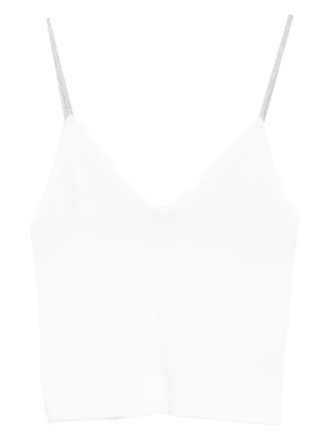 Versace Pre-Owned silver-straps top