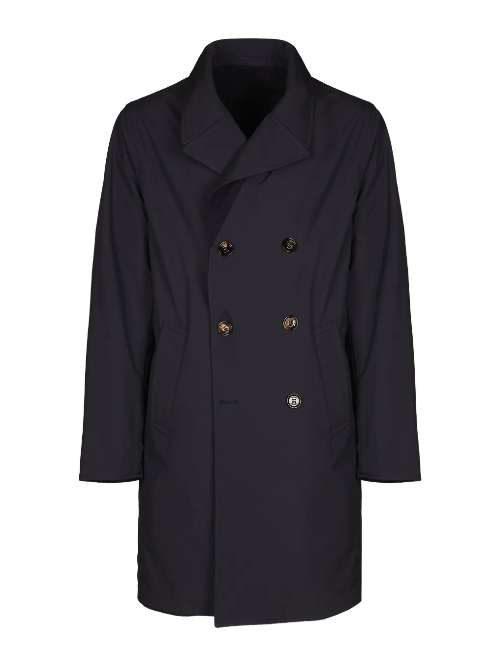 双排扣口袋外套