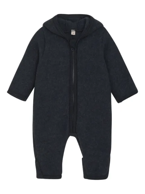 HUTTEliHUT jumpsuit texturizado con capucha