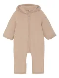 HUTTEliHUT hooded fleece jumpsuit - Neutrals