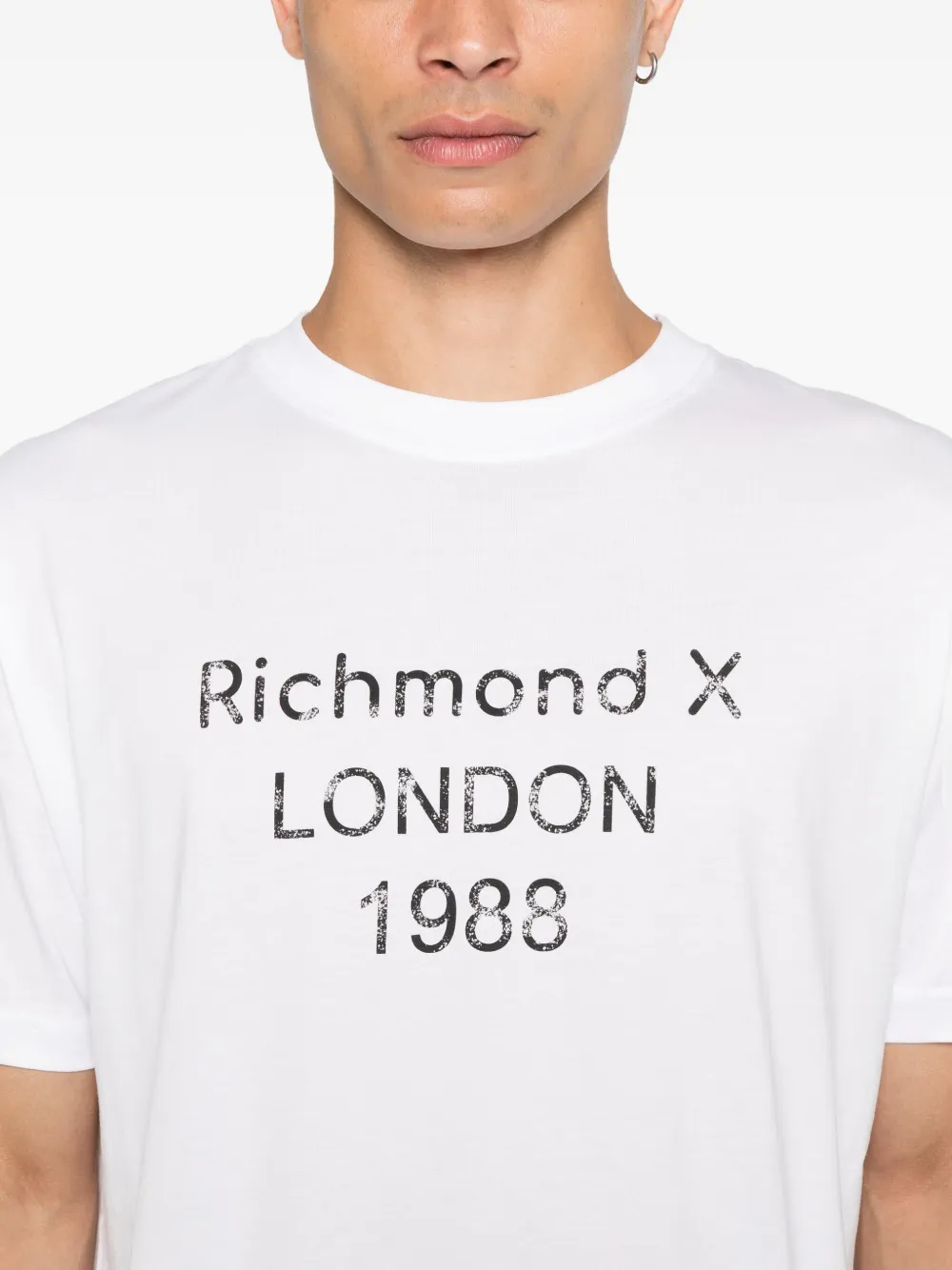 John Richmond London 1988 T-shirt Wit