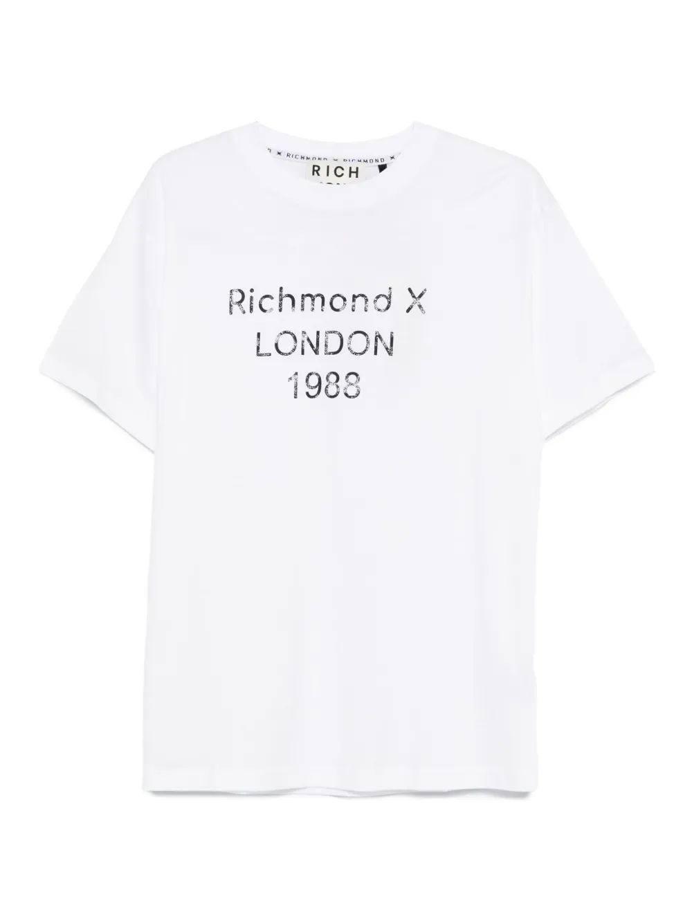 John Richmond London 1988 T-shirt Wit