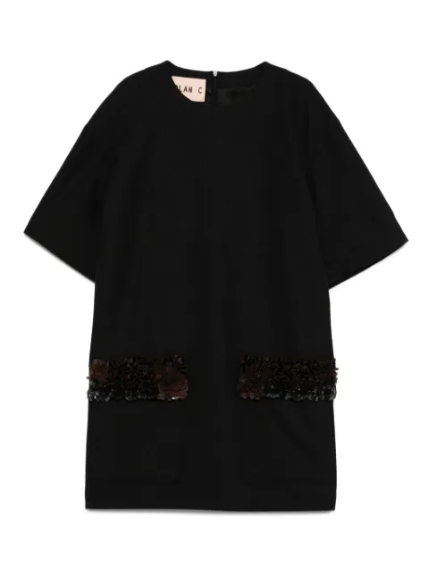 Plan C sequin-embellished dress