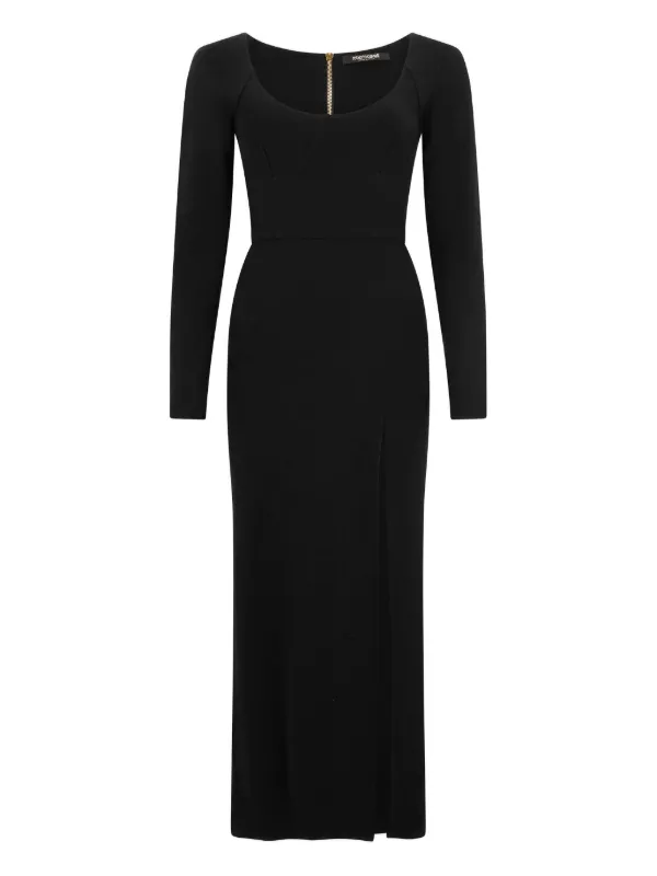roberto cavalli dress black Roberto Cavalli Just Cavalli Black Silk Stretch Chiffon Dress Mermaid –  PauméLosAngeles main image 0