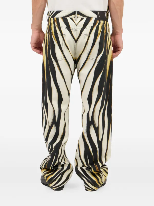 Roberto Cavalli プリント パンツ | ブラック | FARFETCH JP