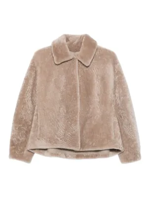 Max Mara New Abavo faux-fur Cape Jacket | Brown | FARFETCH
