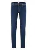 Jacob Cohën five-pocket logo-patch jeans - Blue