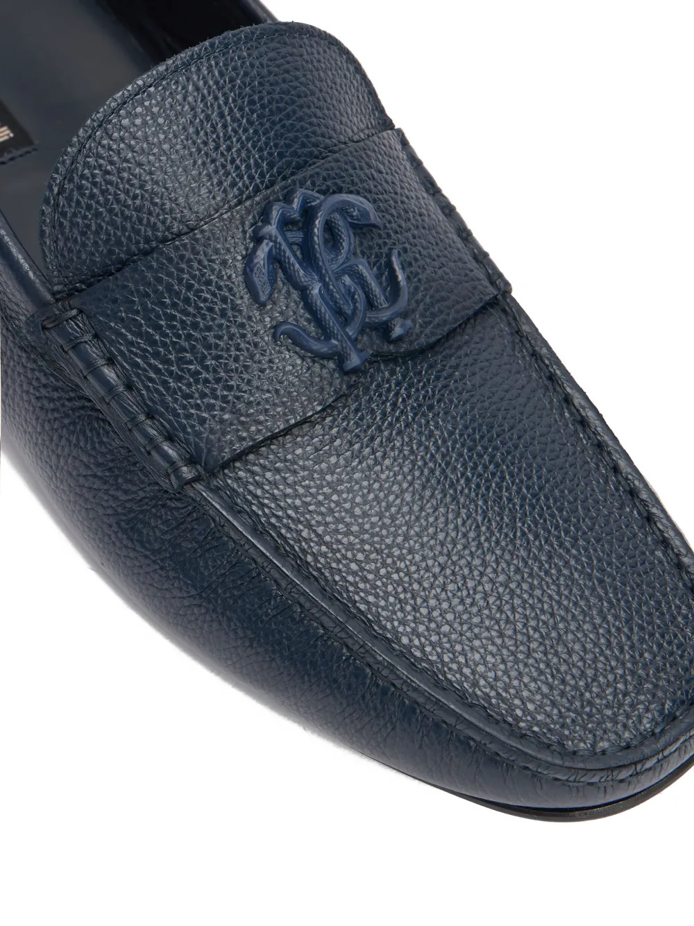 Roberto Cavalli Leren loafers Blauw
