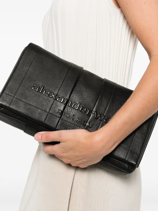 Alexander Wang レザー ショルダーバッグ | ブラック | FARFETCH JP