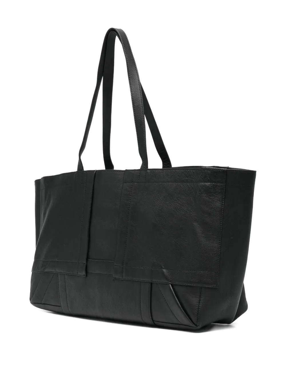 Alexander Wang Pack Tote In Leather Large In Black